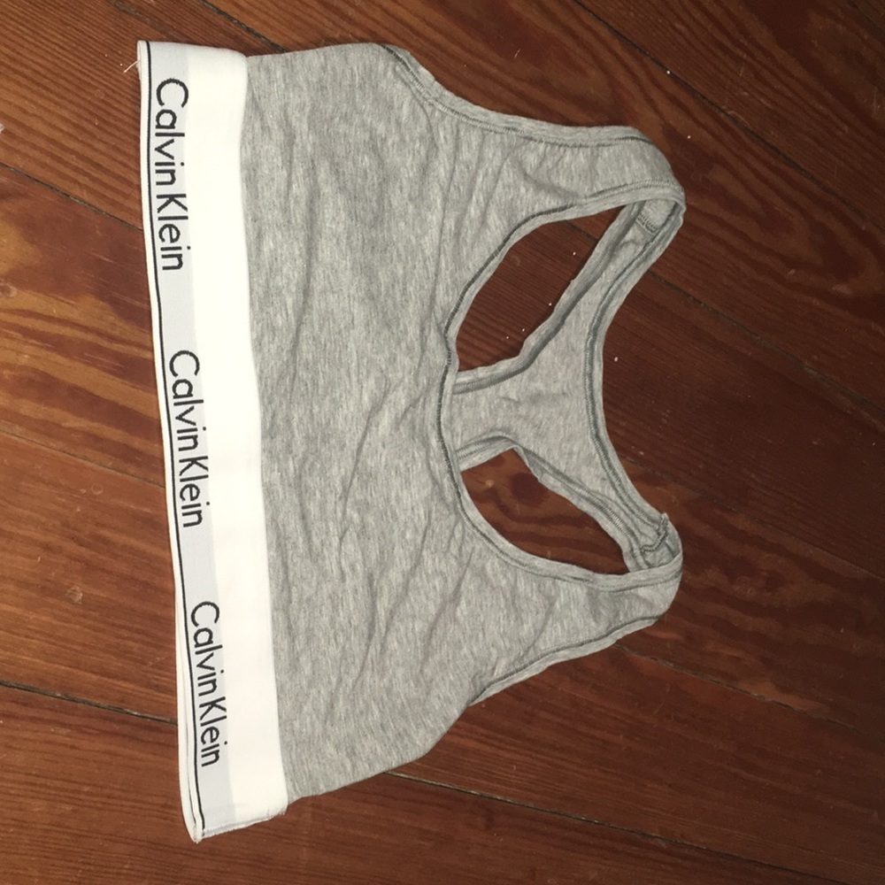 NEW Calvin Klein grey bra